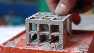 Man Builds Tiny Houses with Mini Bricks | DIY Constructions by @DIY-Garage