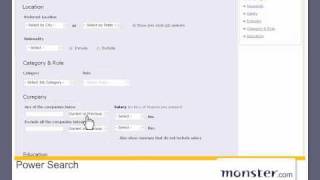 Resume search