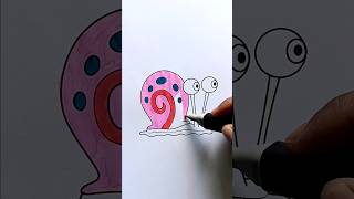 coloring gary the snail spongebob squarepants