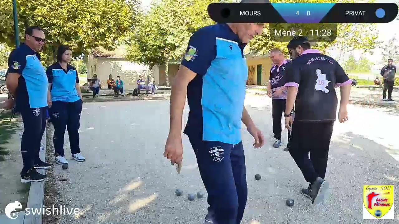 Miniature : Coupe de France Mours vs St Privat triplette mixte