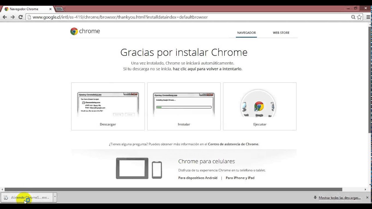 como descargar google chrome para windows xp gratis