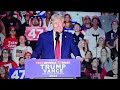 Trump Revealed His White House Cabinet Members If elected In Atlanta Georgia 2024 Final Rally