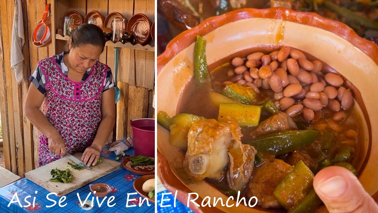 Costillitas De Puerco Con Poblano Así Se Vive En El Rancho