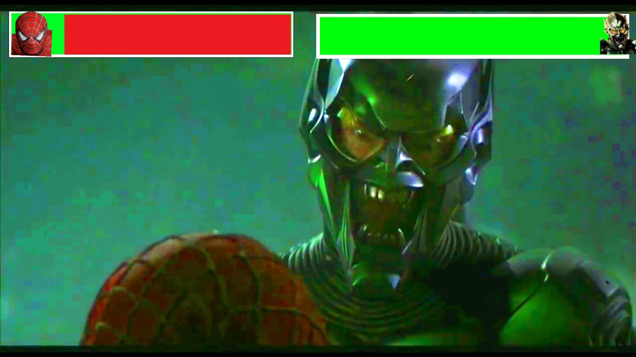 Introducir 74+ imagen spiderman vs green goblin final battle with healthbars