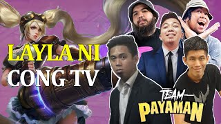 Cong tv ginamit si layla pantapat kay choox | ml with the team payaman
mobile legends