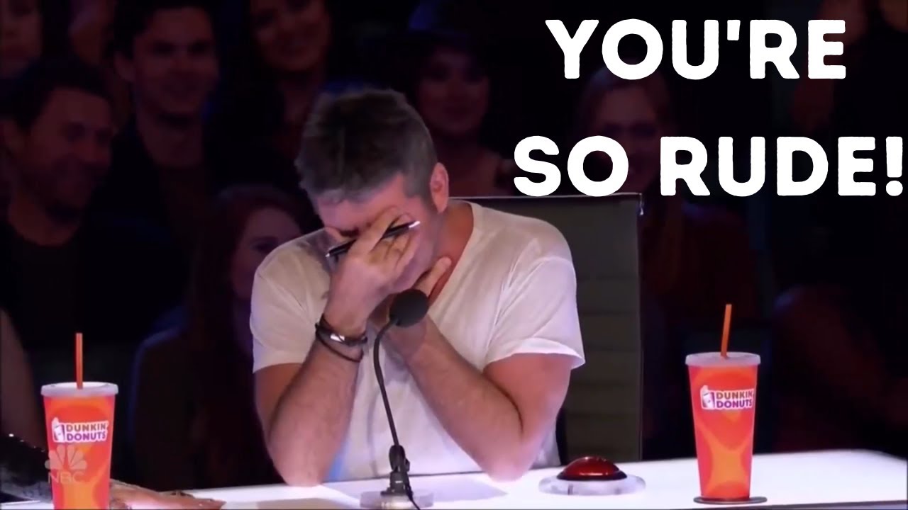 AGT Rude Moments | When Crowds BOO Simon Cowell For His RUDE REACTION ...