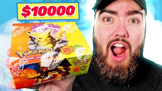 Opening a $10,000 VINTAGE Pokémon Booster Box! *EX FIRE RED LEAF GREEN*