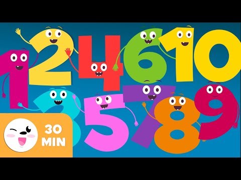 ⁣1 to 10 Number Songs - Learning to Count
