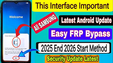 All Samsung FRP Bypass 2025 End To 2026(100% Done) Android 14/15/16 100% Safe✔FRP Unlock Without PC