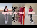 spring outfits + haul 💕