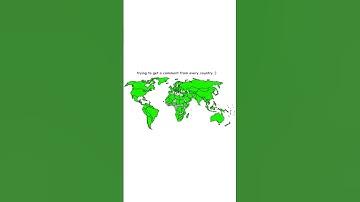 getting a comment from every country day 18 #map #mapping #mapper