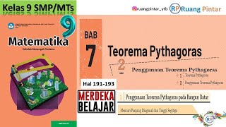Use of the Pythagorean Theorem Pages 191-193 Chapter 7 PYTHAGORAS THEOREM Grade 9 Junior High Sch...
