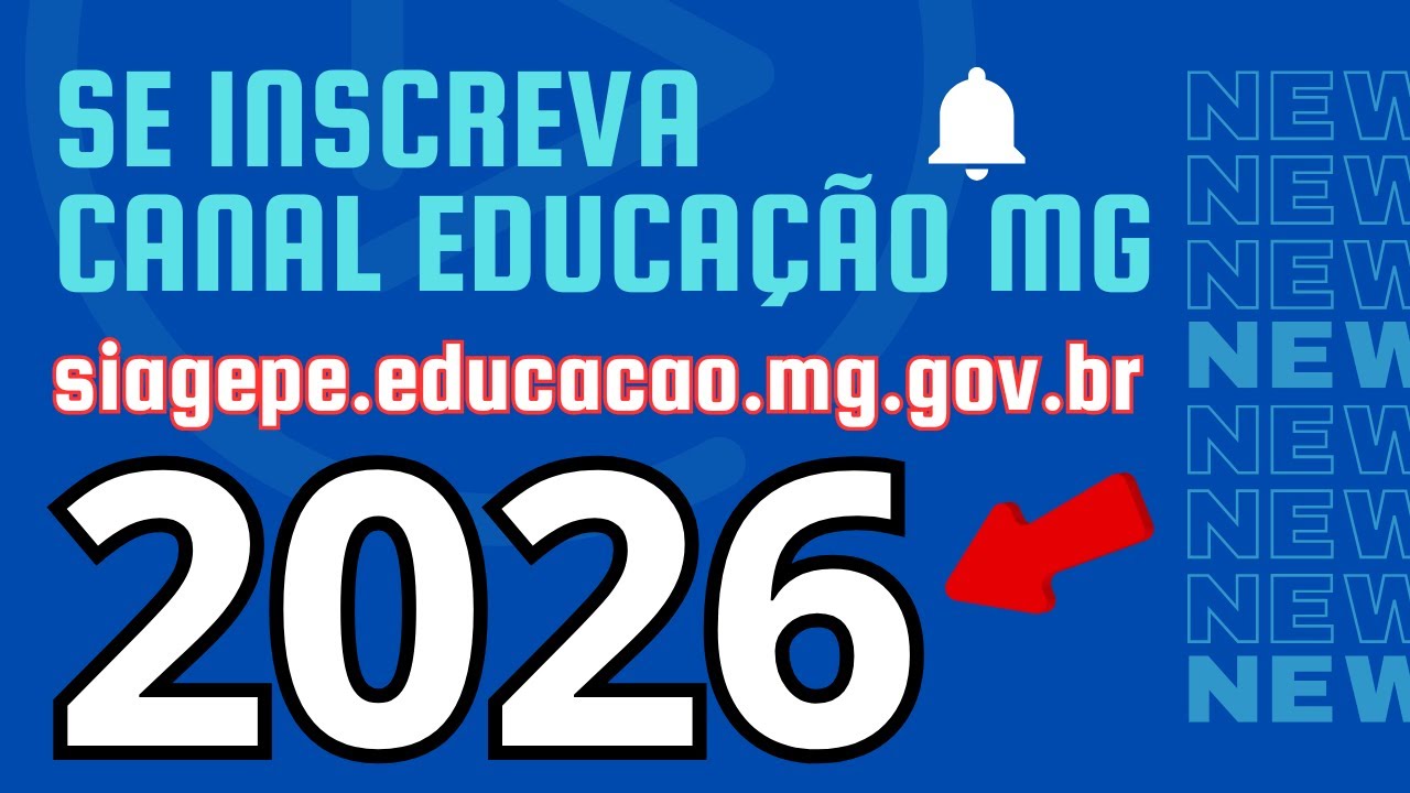 РЕГИСТРАЦИЯ НА 2026 ГОД НА ВАКАНСИИ В ГОСУДАРСТВЕННОЙ ОБРАЗОВАТЕЛЬНОЙ СЕТИ МИНАС-ЖЕРАЙС - РЕШЕНИЯ...
