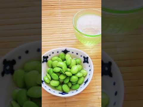 【レシピ動画】夏野菜おつまみ🍺白だしで簡単作り置き♪枝豆の浸し豆★ #Shorts