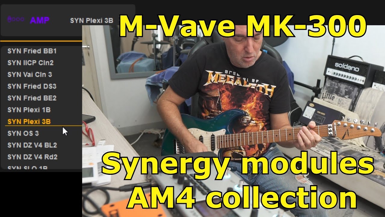 M-Vave MK-300 AM4 | 17 Synergy modules - YouTube