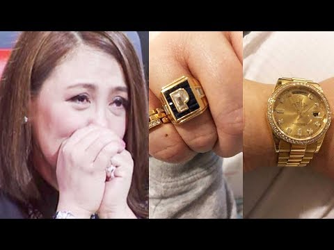 SHARON CUNETA bumuhos ang LUHA ng makita ang Rolex at Singsing galing sa AMA!