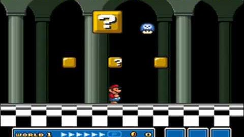 SMB3 for Super Mario All-Stars Custom Level #221 - Poison Mushroom Mansion