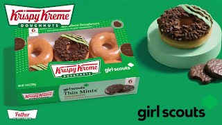 Krispy Kreme Girl Scout Thin Mints Doughnuts Review