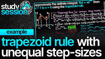 Trapezoid Rule Example (Unequal Step Size) | Numerical Analysis
