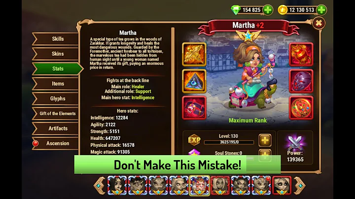 Hero Wars  Stop Investing In Martha!