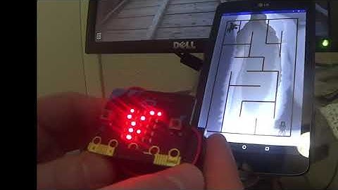 The Mazed Knight: Android application with BBC micro:bit Bluetooth controller