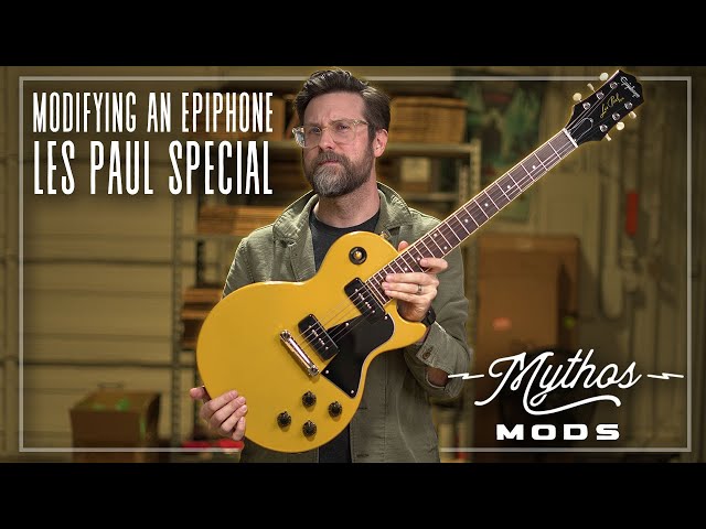 Modifying an Epiphone Les Paul Special | Mythos Mods - YouTube