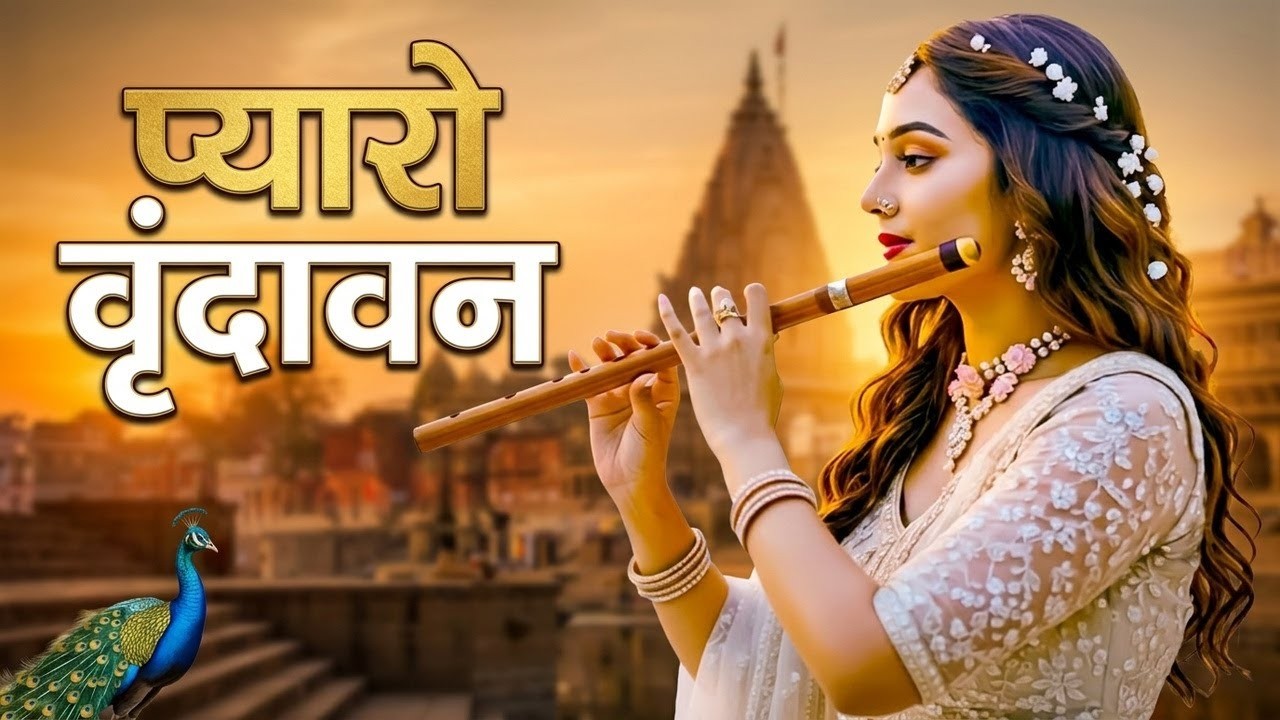 वृंदावन प्यारो वृंदावन | Heart Touching Krishna Bhajan | Vrindavan Bhakti Song || Vrindavan Pyaro