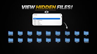 How To View Hidden Files And Folders On Macos Finder