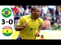 Brazil vs ghana 30 2006 world cup extended goals  highlights ronaldoronaldinhokakar carlos