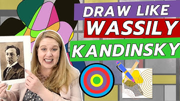 Let’s Draw like Kandinsky – Exploring Shapes and Color in Online Virtual Preschool Circle Time Class