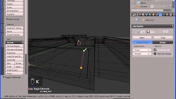 Wings 3D and Blender Tank (Part 2)