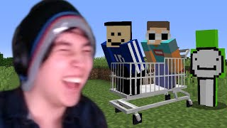 Minecraft, But We Are In A Shopping Cart - YouTube