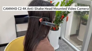 CAMMHD-C2 4K Head Mounted Camera, Anti-Shake Video Camera