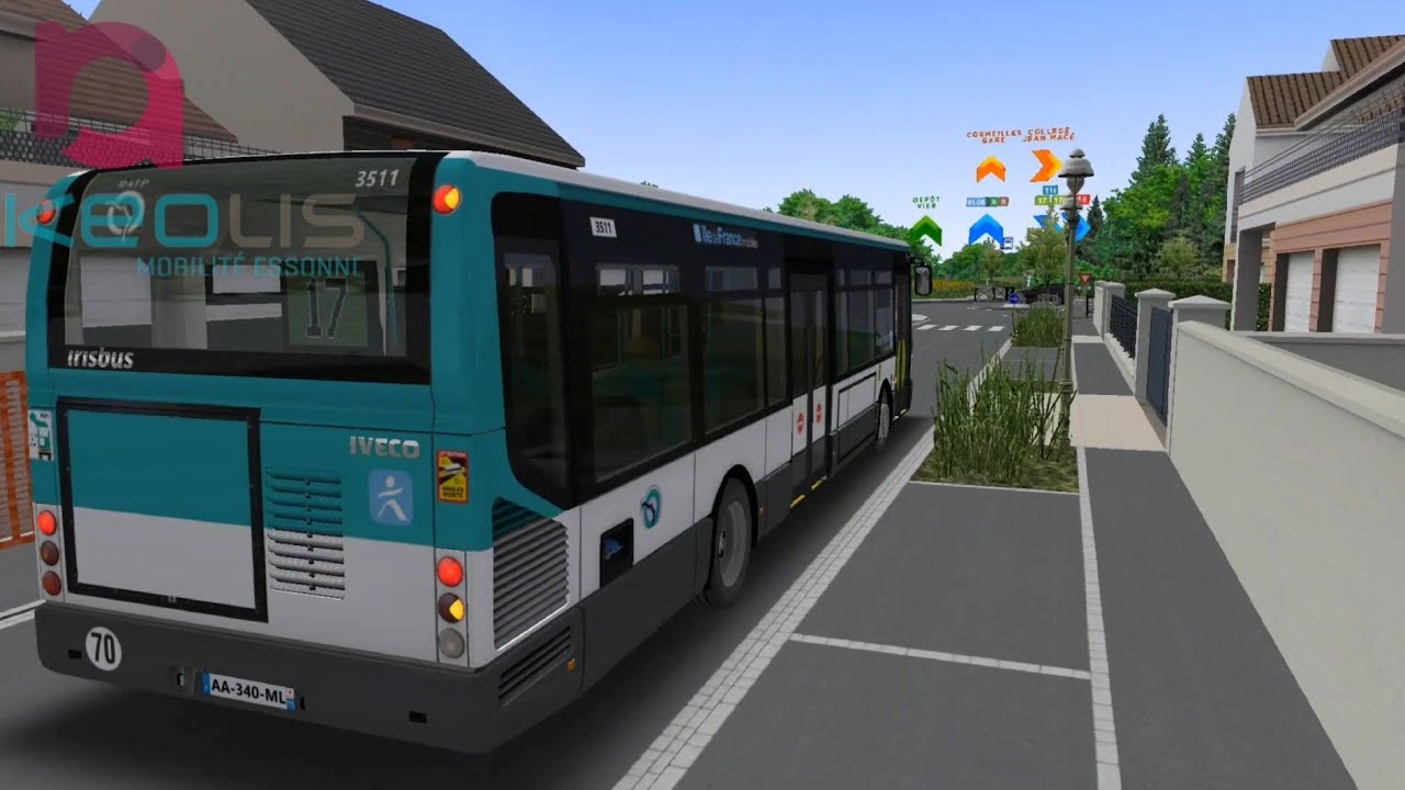 OMSI 2 Keolis Ligne 17 Circulaire jusqu'à Gare de Bièvre