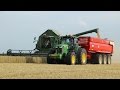 Wheat harvest 2014 with 2x John Deere 9660 WTS - KMWP