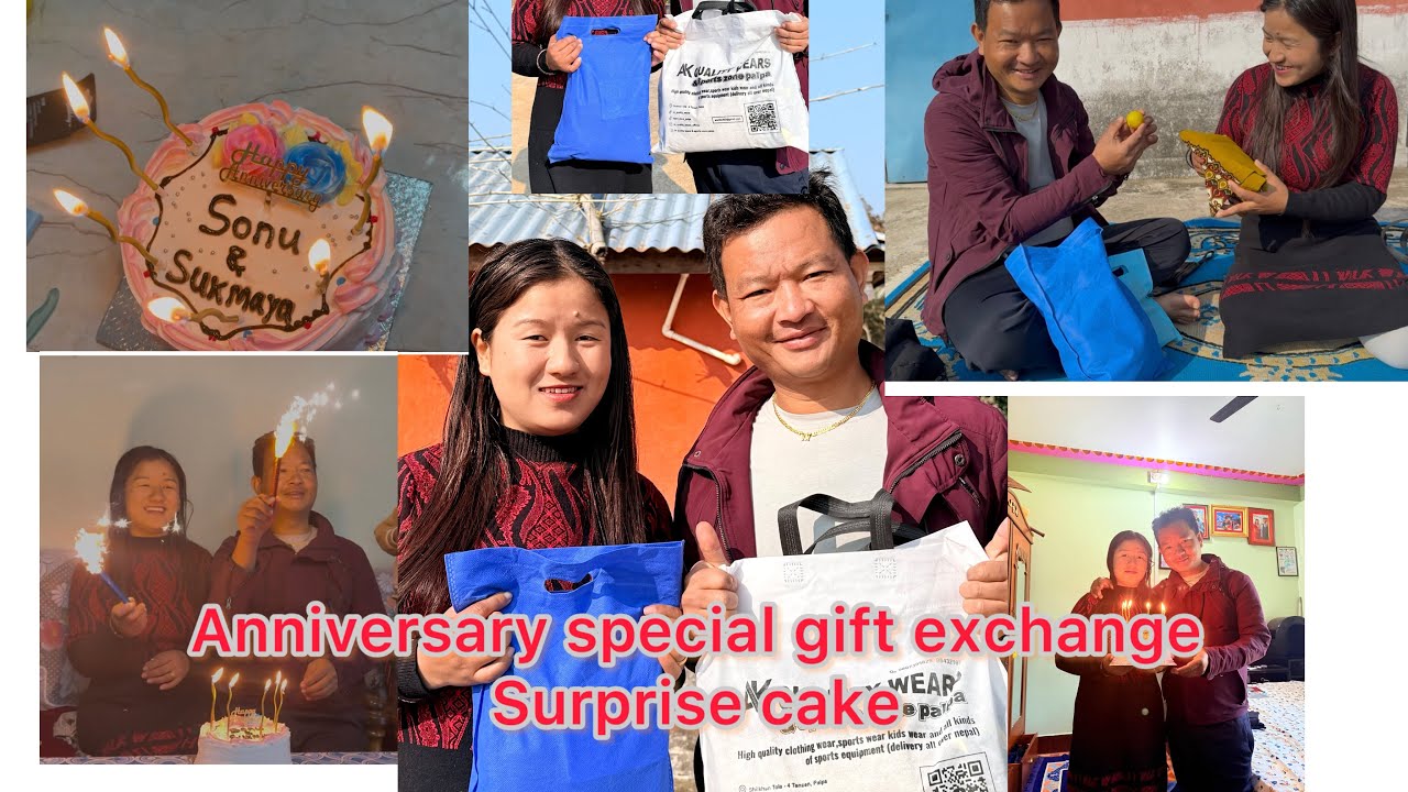 Colour gift 🎁 exchange with husband 🎁 anniversary surprise | Sukmayasunari 30th vlog 