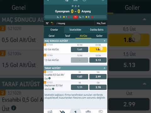 canli iddaa nesine oran şikesi gol alma yüskek oran #iddaa #oranşikesi #canli #nesine