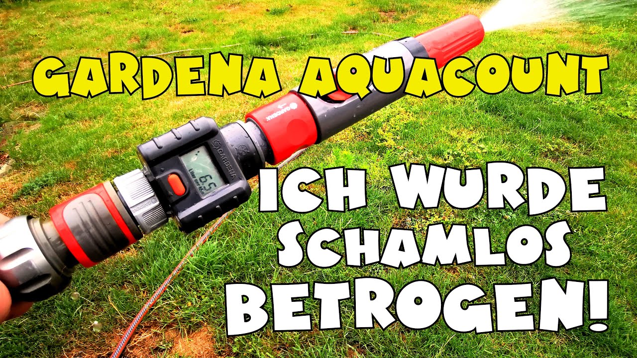 Gardena Aquacount Wasserzähler YouTube 18350-20 - 18350-34