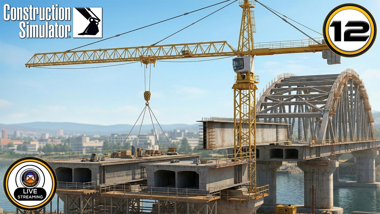 KÖPRÜ YAPIMI ve İLK HİKAYENİN SONU🏗️ / CONSTRUCTION SIMULATOR / BÖLÜM -12 / CANLI !!! /