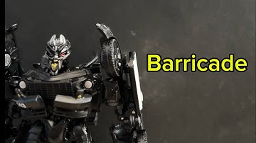 Barricade, Transform! [Transformers Stop-motion]
