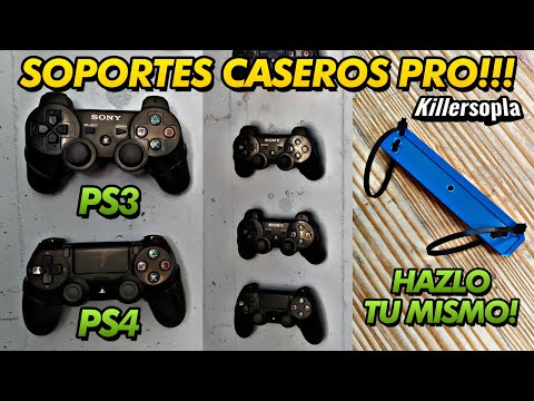 ✓SOPORTES Caseros PRO para mandos de PS3 Y PS4