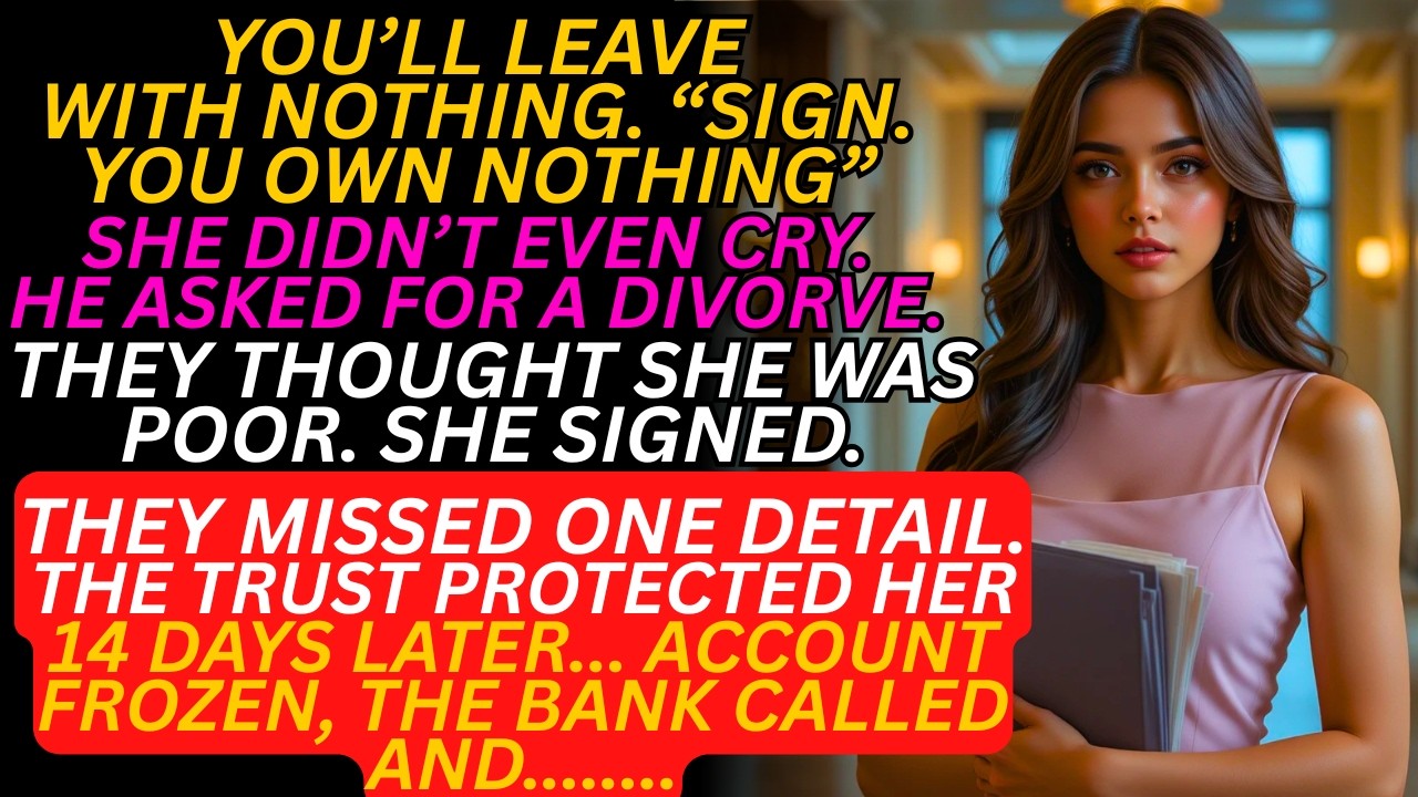 He Divorced Me Thinking I Was Nothing — He Had No Idea I Owned His Entire Empire