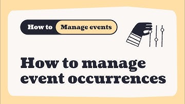 How can I manage my occurrences for my recurring event in Ticket Tailor