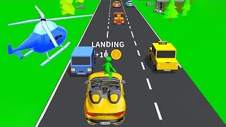 Traffic Stunt‪ !‬! Crash Fly and Flip Car in Traffic (Android-iOS)- New Helicopter Unlocked screenshot 2
