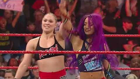 FULL MATCH - Ronda Rousey & Sasha Banks vs. Nia Jax & Tamina: Raw, Jan. 14, 2019