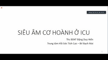 Siêu âm cơ hoành trong Cấp cứu - Hồi sức