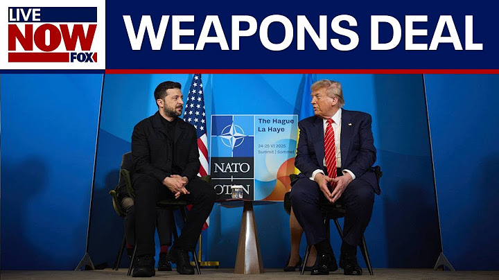 President Trump says he plans to send Ukraine weapons through NATO allies