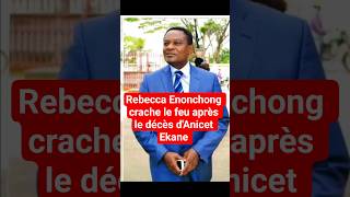 Rebecca Enonchong fait une sortie forte sur le décès d'Anicet Ekane