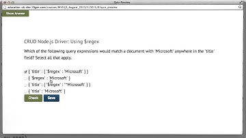 30a  Node js Driver Using $regex