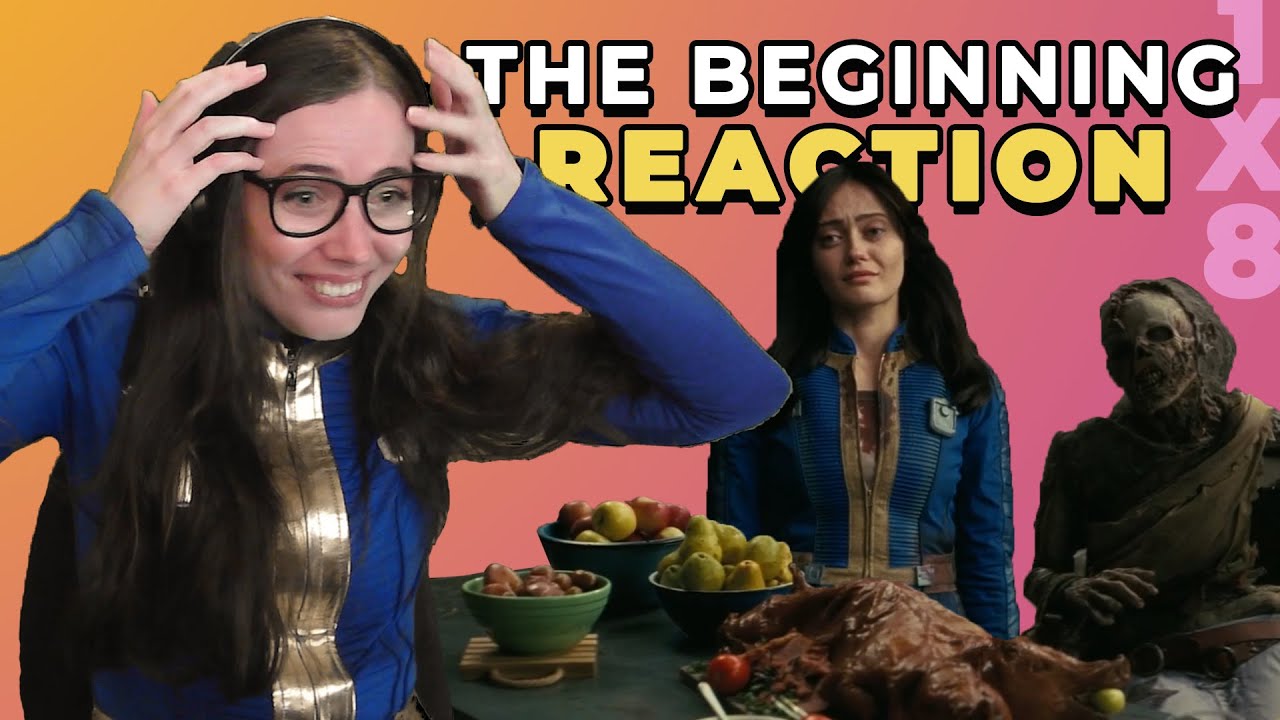 Fallout Brain Exploding MY BRAIN IS NUKED Fallout Fan watches Ep 8 - The Beginning REACTION ...